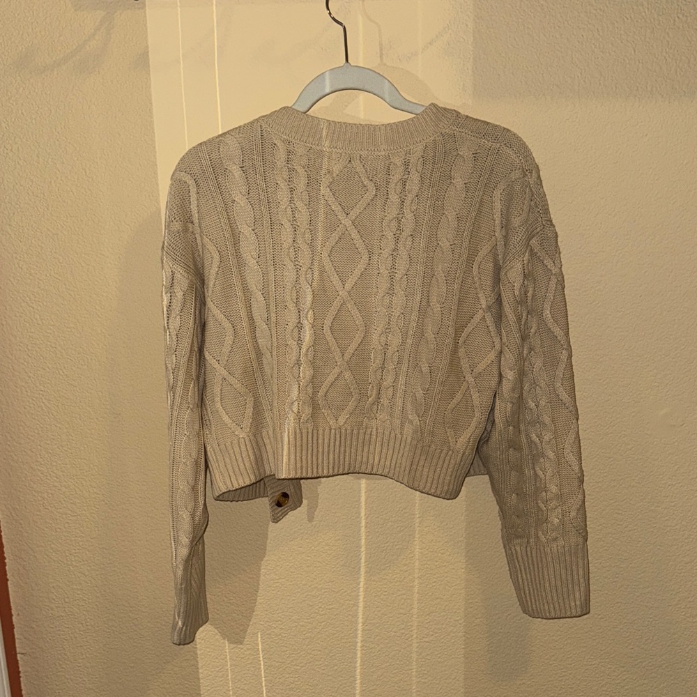 Princess Polly Beige Cable Knit Cardigan Set - Picture 2 of 3